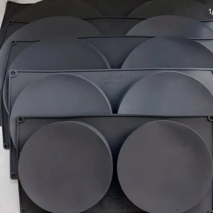 Силіконова форма для випікання на 2 вироби Ø 20 см Н 3 см Коло, антипригарне для духовки та морозилки Одеса - фото 2