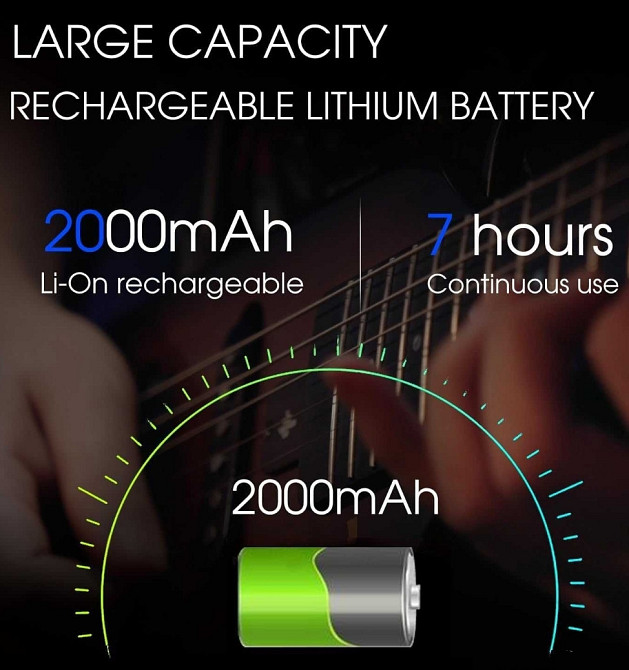 Комбоусилитель портативный для гитары Aroma AG-04, Bluetooth, 5 Ватт. Харьков - изображение 4