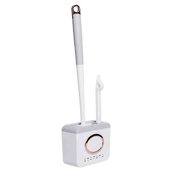 Household Комплект аксесуарів для туалету з підставкою 13×5.5×42 (см) Сірий HP-35015-48G Коломия