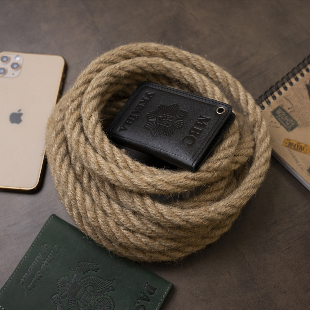 Компактна обкладинка на документи МВС України Чорна (SHVIGEL) Київ - фото 3