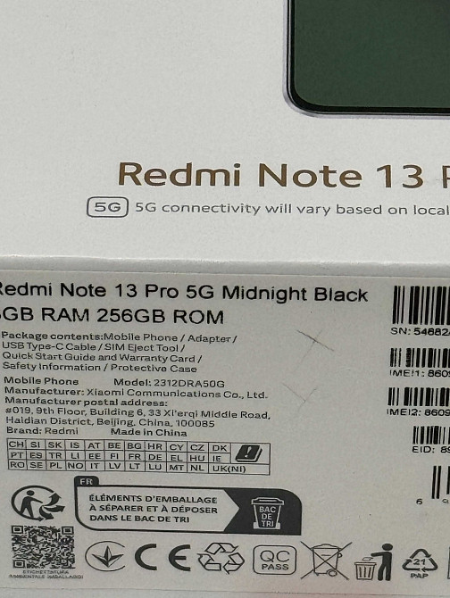 Новый Xiaomi Redmi Note 13 Pro 5G 8/256 NFC. Харьков - изображение 5