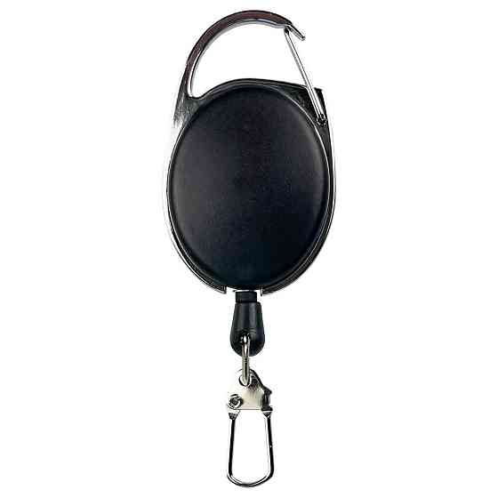 Брелок ретрактор SEVEN TBC-102 Black Київ