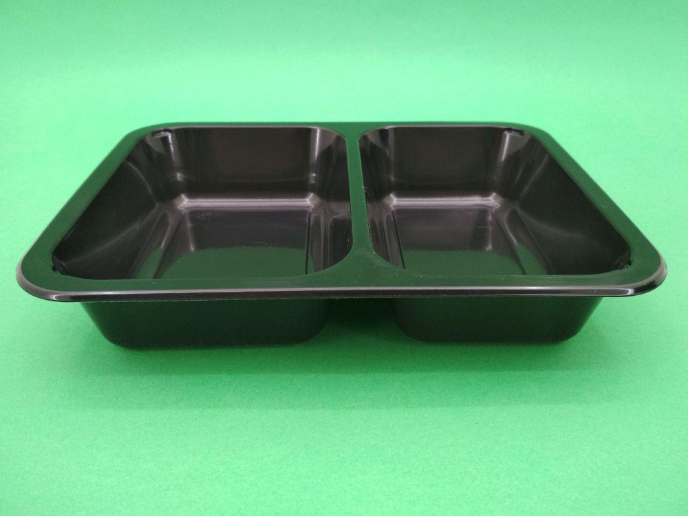 Ланч бокс полипропиленовый черный T-2   227 х 178 х 50 мм (50 шт) Харьков - изображение 1