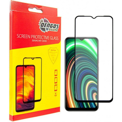 Стекло защитное Dengos Full Glue Realme C25y (TGFG-209) Винница - изображение 1