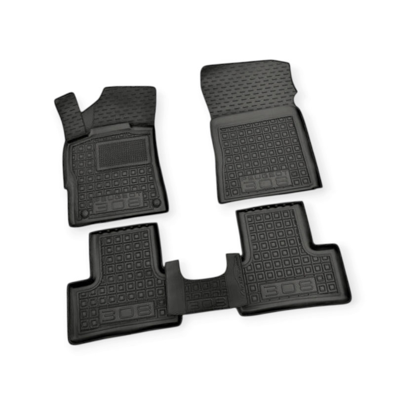 Килимки Пежо 308 2023-> mod борт 2,5 см, з перемичкою салону Мукачево - фото 1