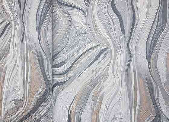 Шовілові на флізеліні Grandeco Illusion метрові блакитні хвилі Київ