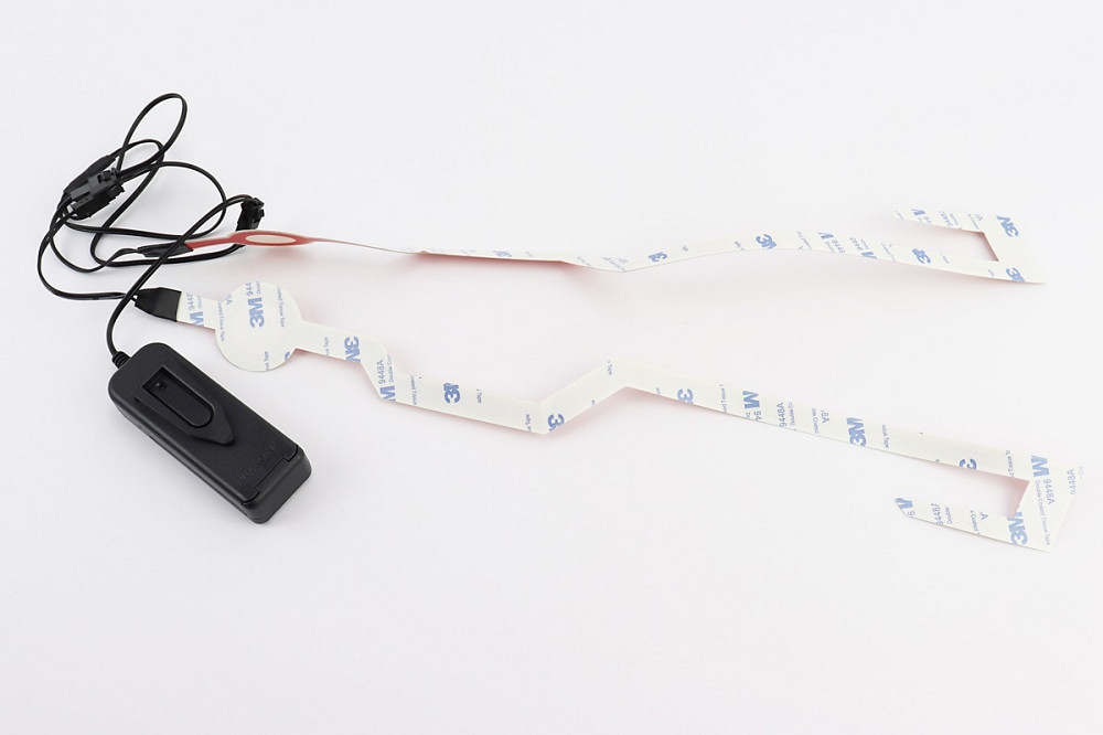 Підсвічування LED на мото шолом, 3 режими, червоне (без батарейок) Киев - изображение 2