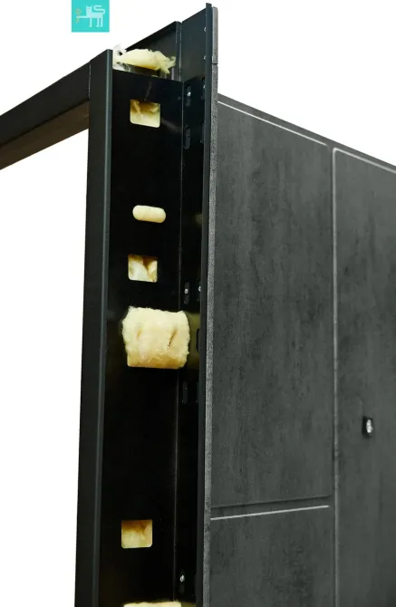 Двери входные Министерство дверей П-3К-573 Квартира Оксид темный / Оксид светлый 860х2050 мм Киев - изображение 4