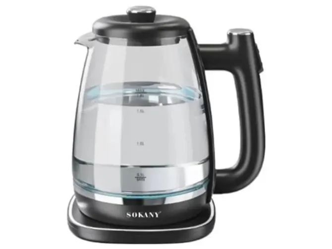Электрический чайник Sokany SK-09034 1800Вт 1.8 л с индикатором уровня воды и автоматическим отключе Киев - изображение 4