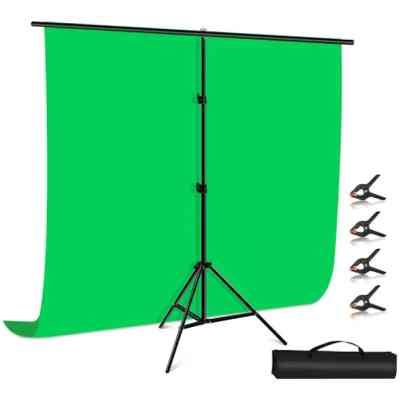 Фон Puluz PU5205G background with stand 200x200 cm green (PU5205G) Винница