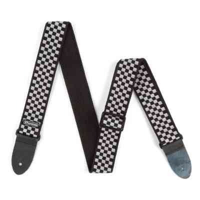 Ремень для гитары Jim Dunlop Classic Black / White Check Strap (D38-31BK) Винница