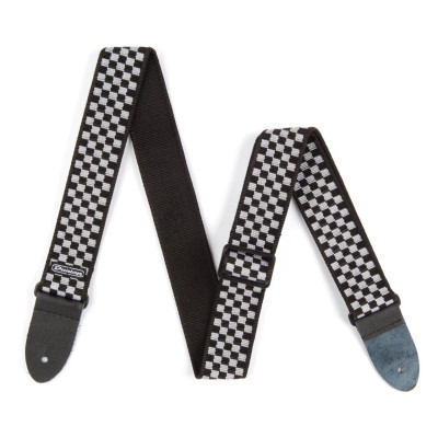 Ремень для гитары Jim Dunlop Classic Black / White Check Strap (D38-31BK) Винница - изображение 2
