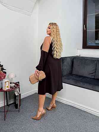 Жіноча сукня зі вставками з сіточки Одеса