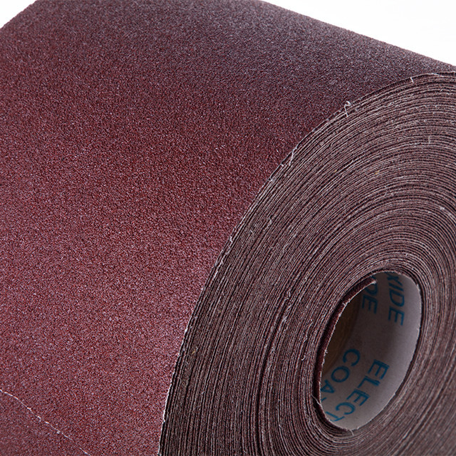 Шкурка шліфувальна, тканинна основа, К40, 200 мм × 50 м INTERTOOL BT-0714 Київ - фото 3