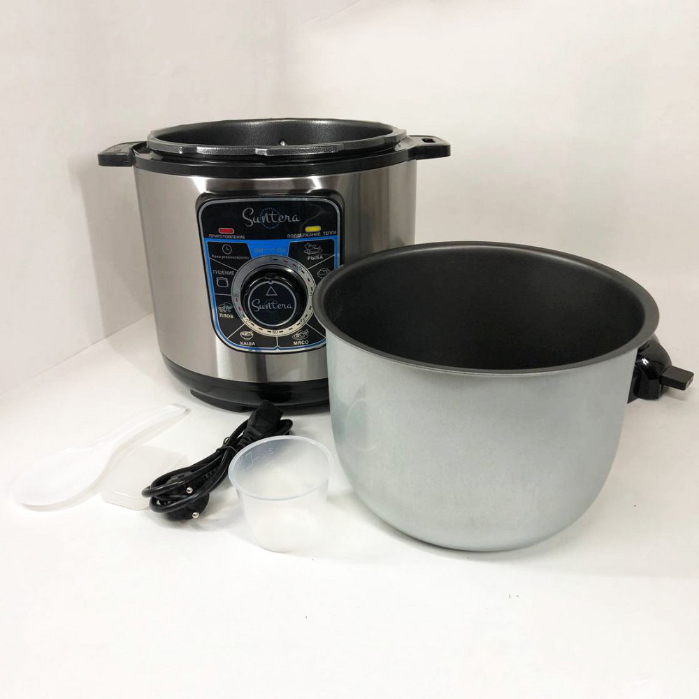 Сенсорні мультиварки рисоварки SUNTERA SPC-1100 1000 Вт, Мультиварка пароварка скороварка якісна TR-95 Івано-Франківськ - фото 3