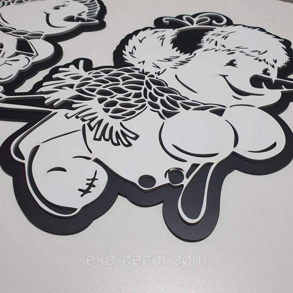 Декоративное настенное Панно «Дед Мороз», Декор на стену Киев - изображение 9