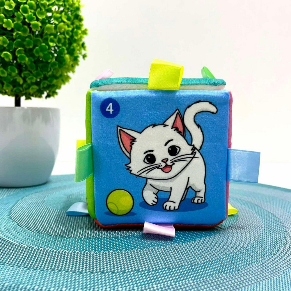 Кубик-крутик Limo Toy навчає тварини звуки вірші пісні українська мова музика світло (HB 0076) Чернигов - изображение 8