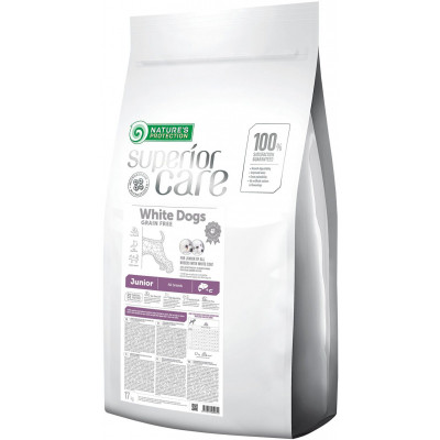 Сухий корм для собак Nature&apos;s Protection Superior Care White Dogs Grain Free Junior 17 кг (NPSC45995) Вінниця - фото 1