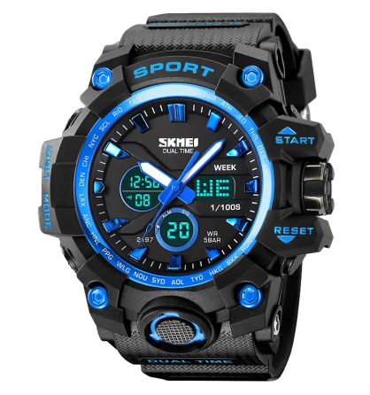 Часы мужские наручные спортивные Skmei 2197 Синий Киев