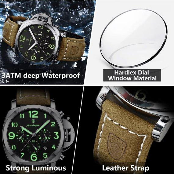 Чоловічий наручний годинник Poedagar Luminious Вінниця - фото 8