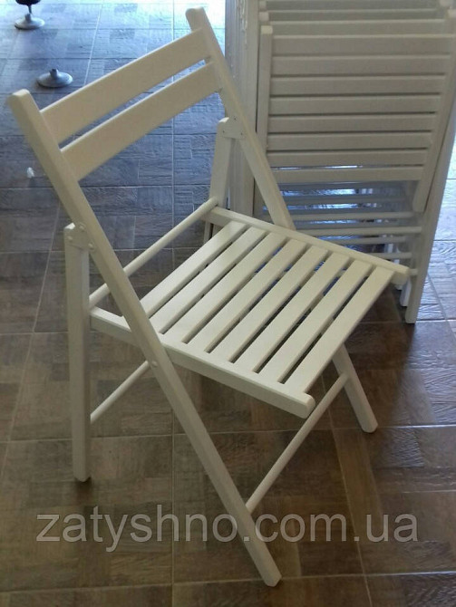 Стільчик складаний буковий Київ - фото 2