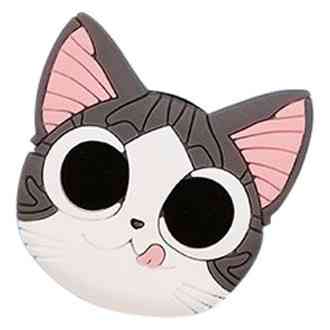 Попсокет PopSocket 3D ZucZug держатель для телефона (Серия коты, Серый веселый кот) Николаев