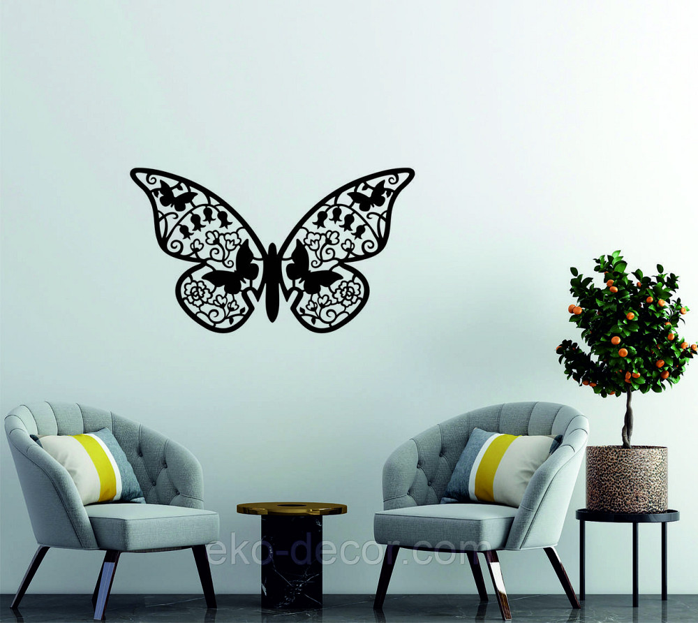 Декоративне настінне Панно  «Метелик» , Декор на стіну Київ - фото 2