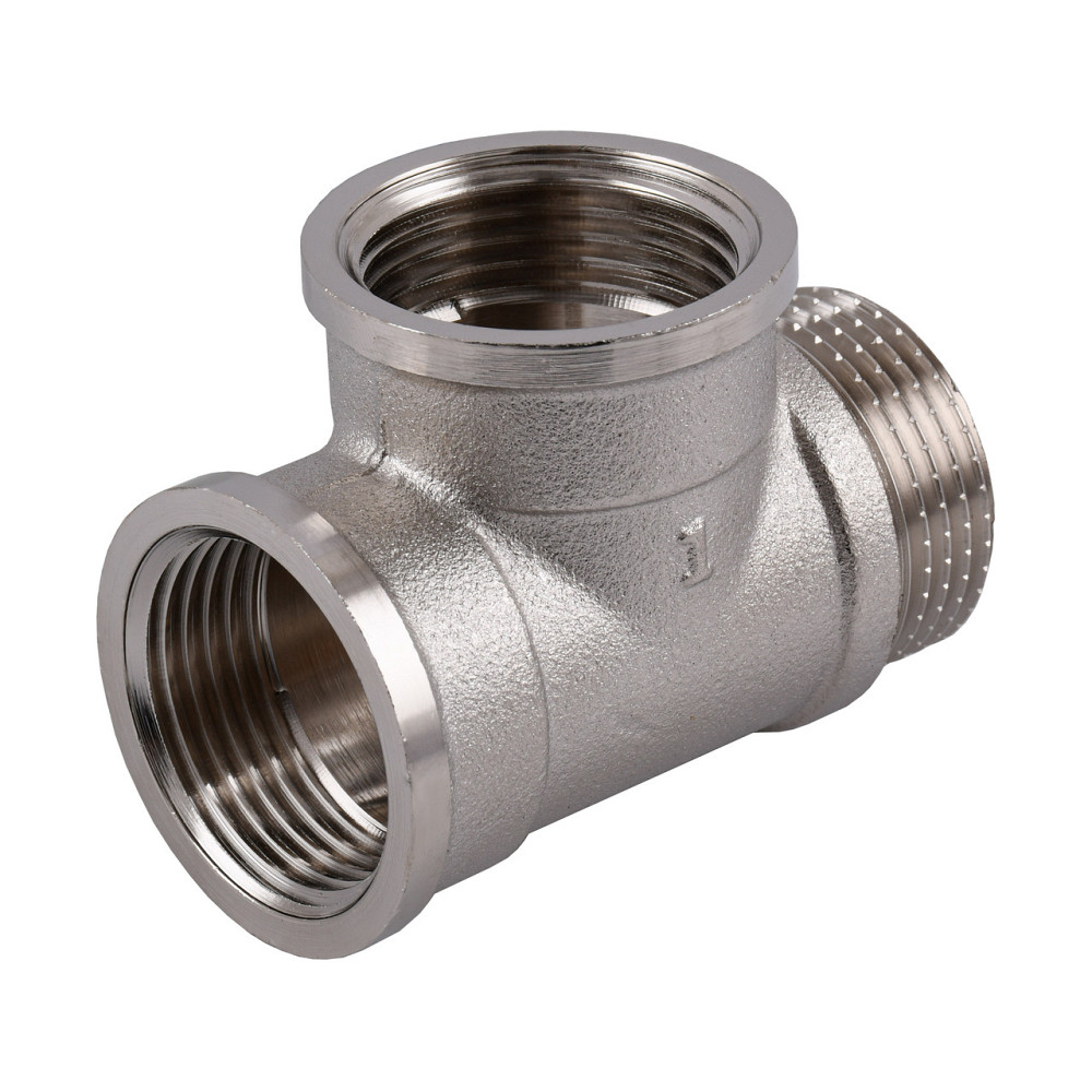 Трійник 1″ВВЗ нікельований NT554S OPTIMUM (000030814) Київ - фото 1