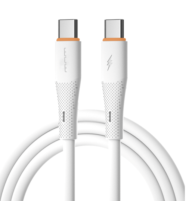 Кабель WUW-X225 Type-C to Type-C PD 65W white Одесса - изображение 1