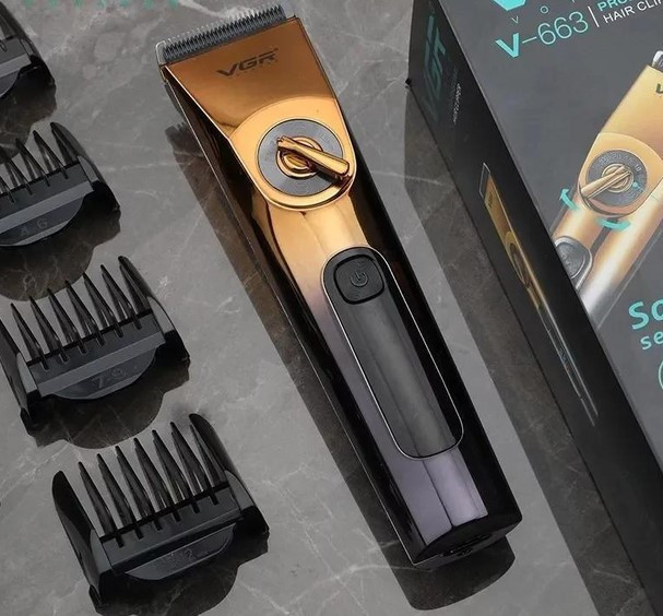 Машинка для стрижки VGR V-663, жовто-чорна Вінниця - фото 3
