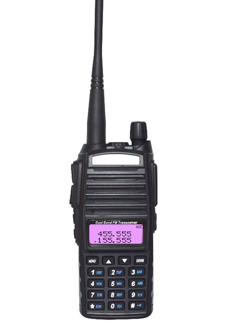 Рація портативна Baofeng UV-82 8 W (радіус 10 км) Чорний Київ - фото 1