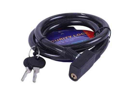 Замок протиугінний тросовий 12 мм*1000 мм (під ключ) ZX2108 Мукачево