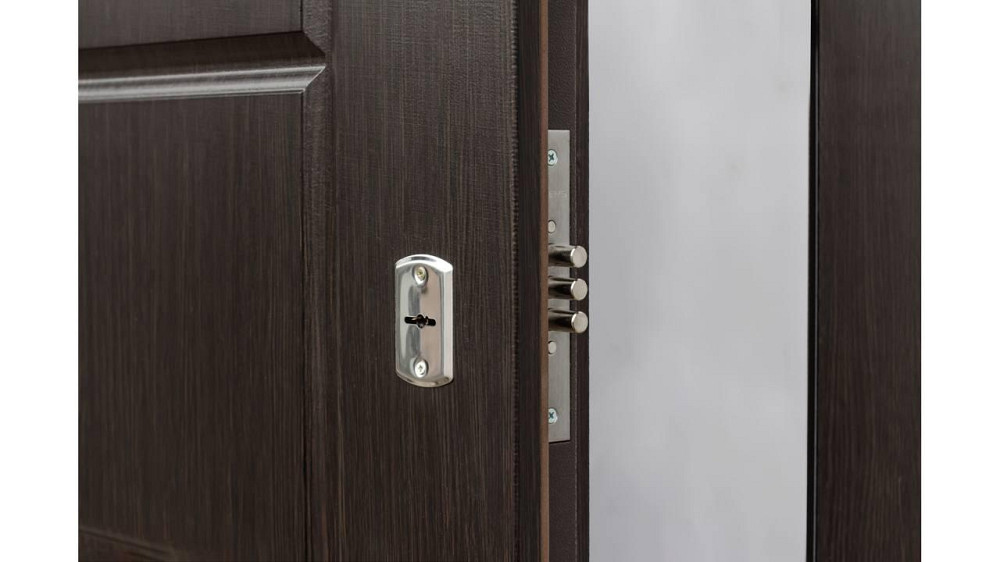 Двері вхідні Наші Двері ПОРТА ПВХ Б-287 Венге горизонт темний  960х2050 мм Київ - фото 4