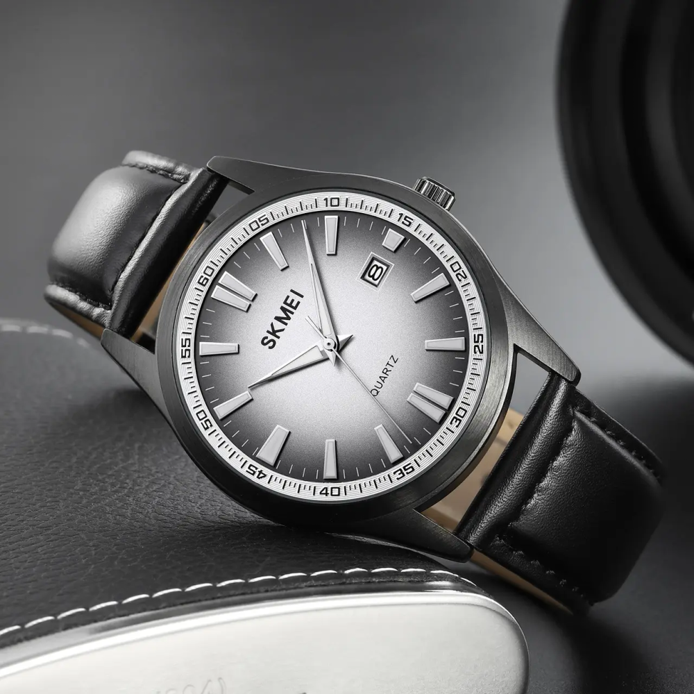 Годинник чоловічий класичний Skmei 1986 (Чорний) Київ - фото 3