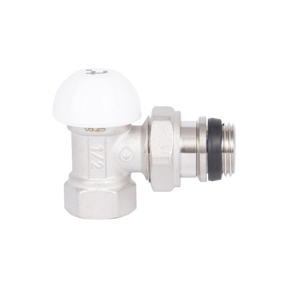Кран радіаторний Thermo Alliance Standart Powerful 1/2" з антипротіканням кутовий SF233W15 Київ - фото 4