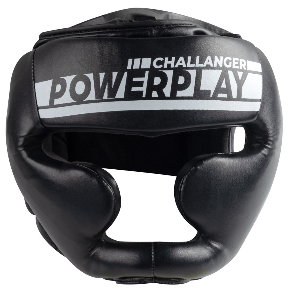 Боксерський шолом тренувальний PowerPlay 3048 Чорно-Білий XL Кам'янське - фото 5