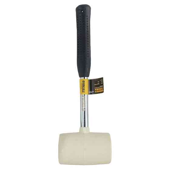 Sigma Киянка резиновая белая 450г металлическая обрезиненная рукоятка SIGMA (4317421) Коломыя