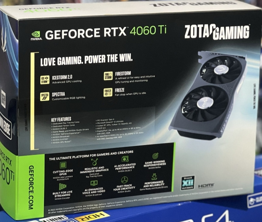 Видеокарта ZOTAC GAMING GeForce RTX 4060 ti 16gb! Киев - изображение 7