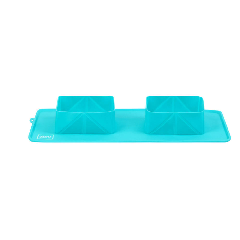 Миска складана WAUDOG Silicone,385х230х50 мм блакитний Київ - фото 2