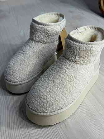 Угги женские Itts 1707-3 с мехом тедди на платформе молочные, 39, 24,5 см Киев