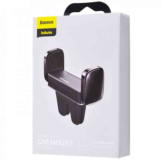 Держатель телефона автомобильный Baseus Steel Cannon Air Outlet Car Mount черный Львов