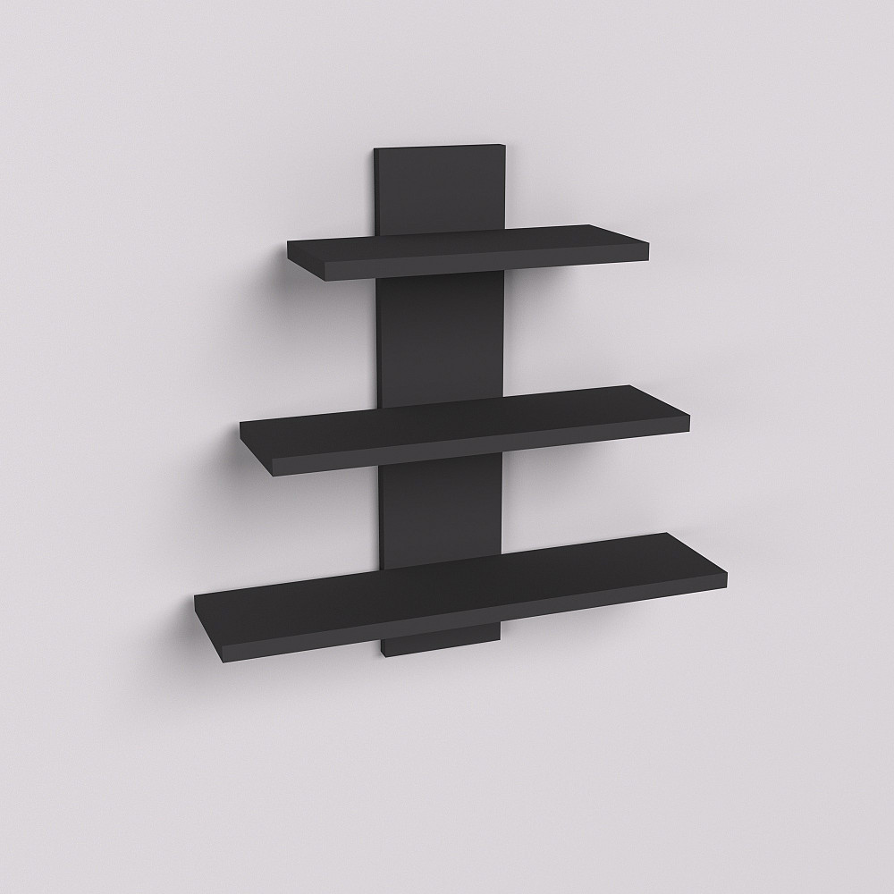 Полка навесная П-1, Антрацит, 500/140/500 Львов - изображение 1