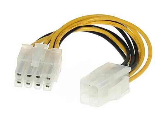 Кабель живлення для процесора ATX 4 pin F - 8 pin M, 0.2м Винница