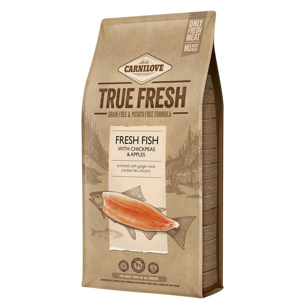 Сухой корм для взрослых собак всех пород Карнилав Carnilove True Fresh с рыбой 1.4 кг Винница - изображение 1