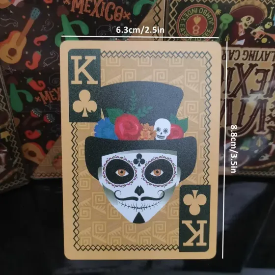 Ігрові карти в мексиканському стилі Día de los Muertos | Для кардістрі, покеру та колекціонування Київ