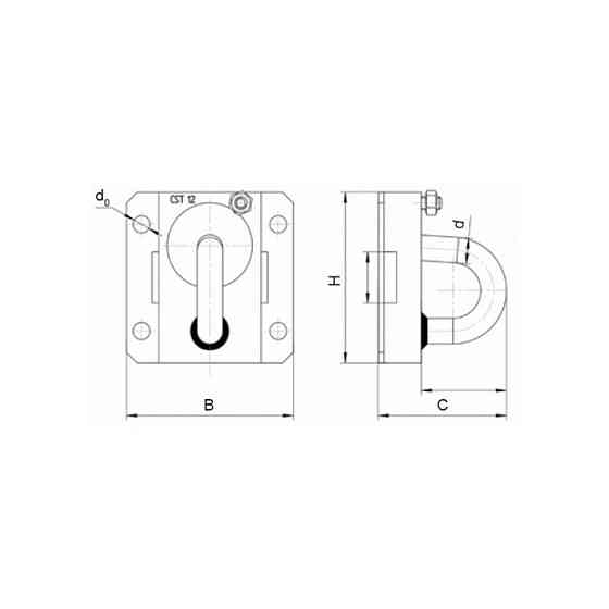 Гак універсальний CST12 Киев