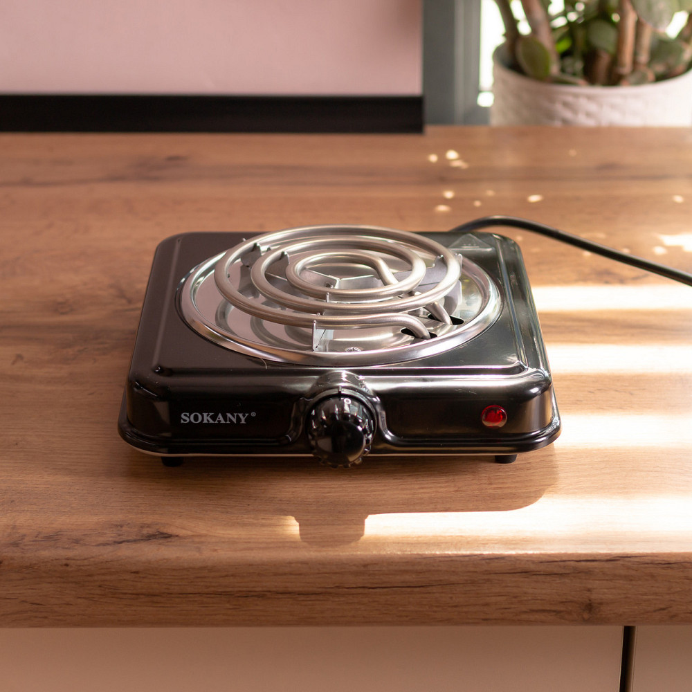 Настольная электрическая плита на одну конфорку 1000 Вт SOKANY SK-5111 Киев - изображение 8