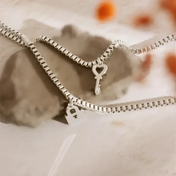 Парные браслеты «Замок и Ключ» – символическое украшение для влюбленных Киев