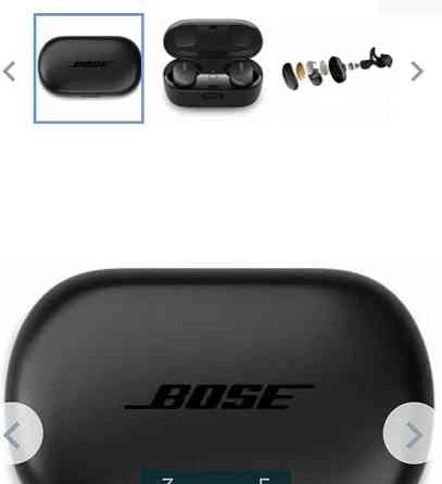 Наушники BOSE Quietcomfort Earbuds Triple Black Київ