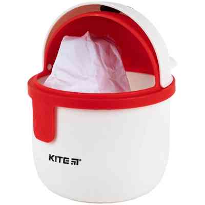 Кошик для паперів Kite Настільний контейнер для сміття, білий (K24-009-2) Вінниця